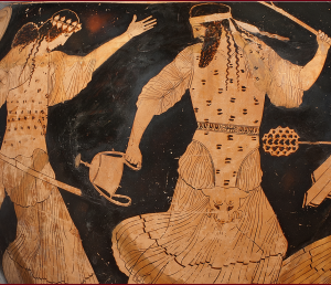  Amphore attique attribuée au peintre d'Achille, Athènes, 450-445 av. J-C . (endroit)